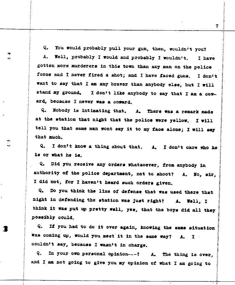 Investigation of the Lynching and Rioting on Tuesday night, June 15, 1920, at Duluth, Minnesota. Conducted by Adjutant General W. F. Rhinow.--Report(s) (gif)
