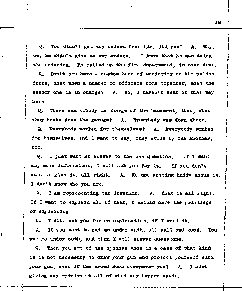 Investigation of the Lynching and Rioting on Tuesday night, June 15, 1920, at Duluth, Minnesota. Conducted by Adjutant General W. F. Rhinow.--Report(s) (gif)