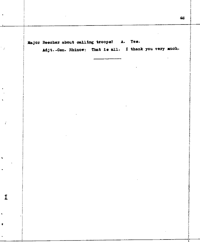 Investigation of the Lynching and Rioting on Tuesday night, June 15, 1920, at Duluth, Minnesota. Conducted by Adjutant General W. F. Rhinow.--Report(s) (gif)