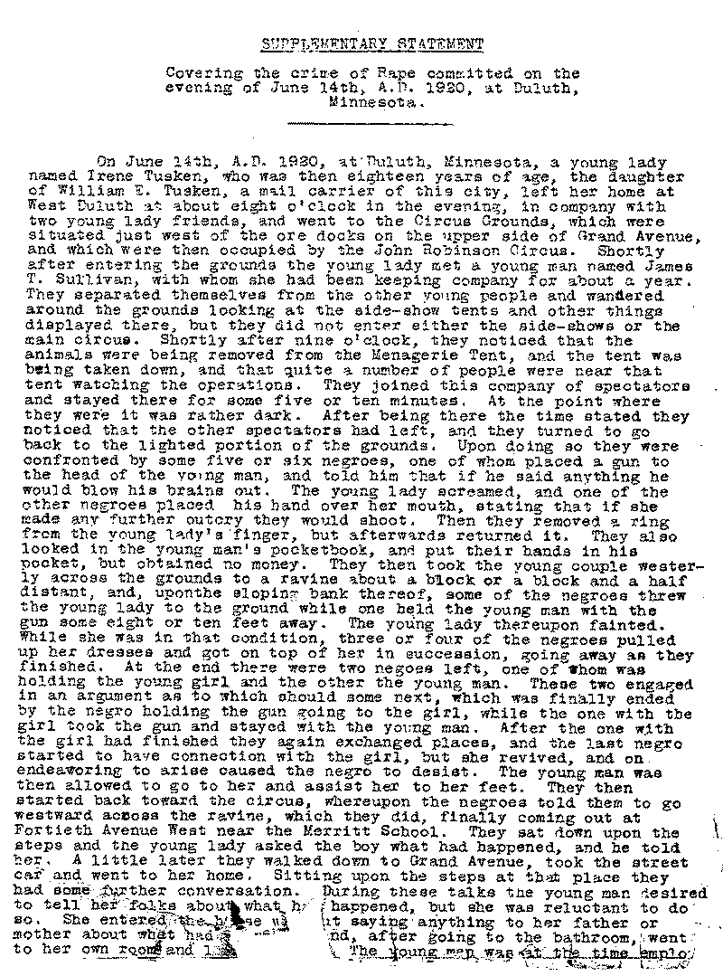 Supplementary Statement submitted to J. A. A. Burnquist by Warren E. Greene.--Correspondence (gif)