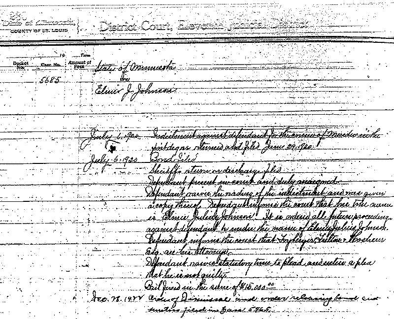 Elmer J. Johnson. Case No. 5685.