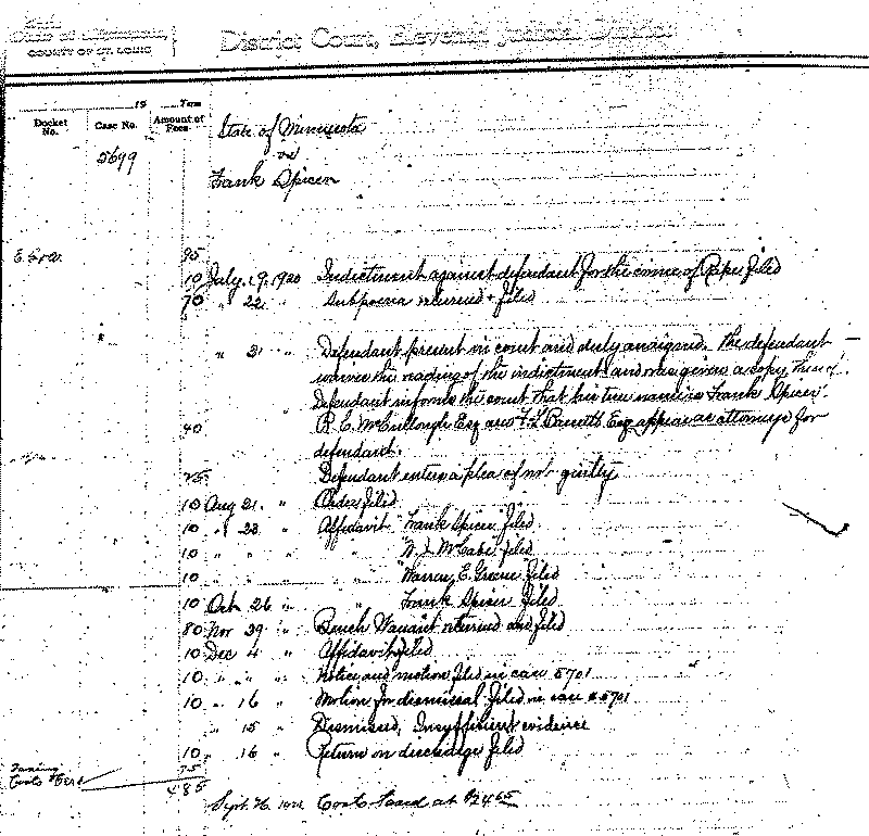 Frank Spicer. Case No. 5699.