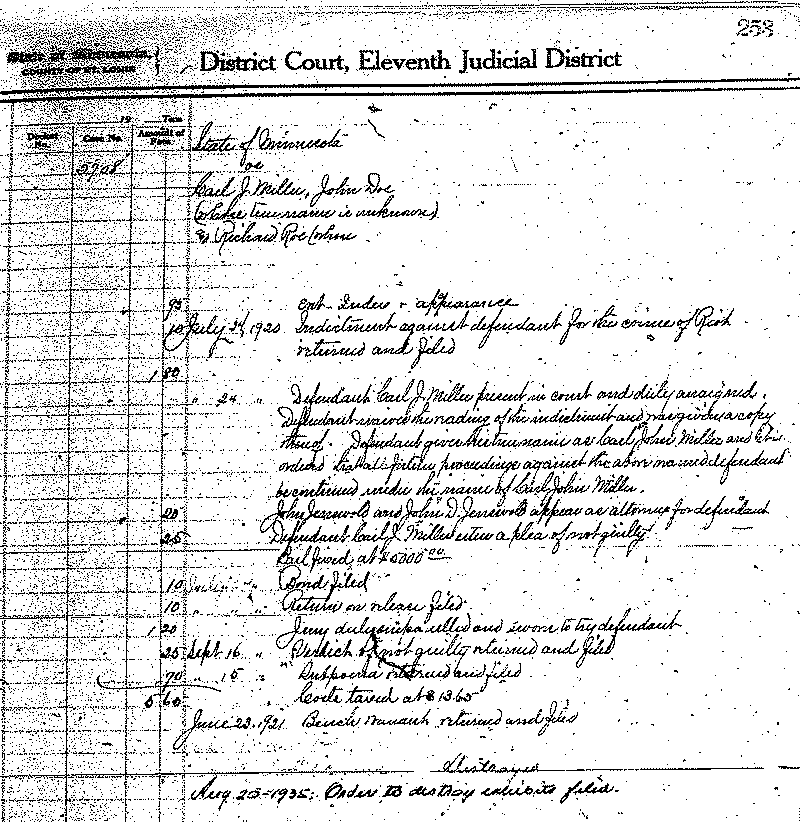 Carl J. Miller, John Doe and Richard Roe. Case No. 5708.