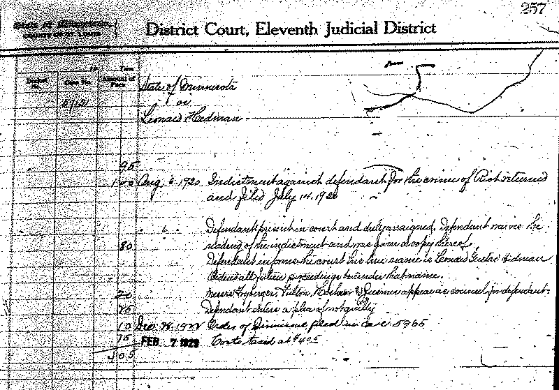 Leonard Hedman. Case No. 5712.