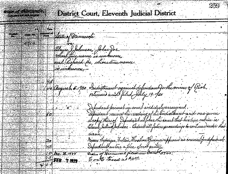 Elmer J. Johnson, John Doe, Richard Roe. Case No. 5714.