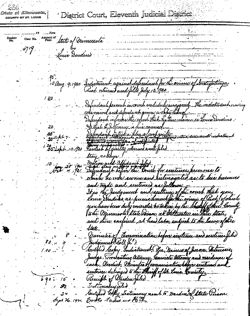 Louis Dondino. Case No. 5719.