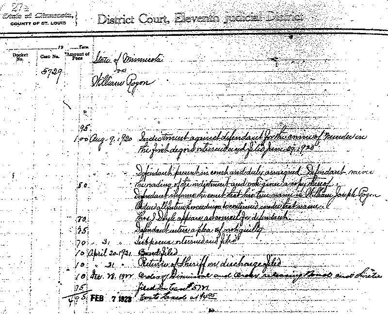 William Rozon. Case No. 5729.