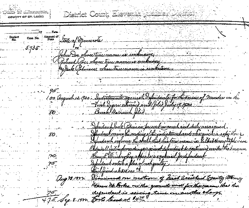 John Doe, Richard Roe and Jack Robinson. Case No. 5735.