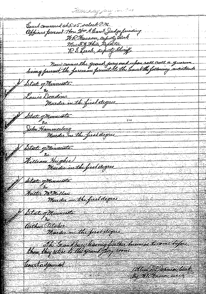 June-September 1920. Selected pages 438-499.--Gov&#039;t Record(s)--Criminal Journal (gif)