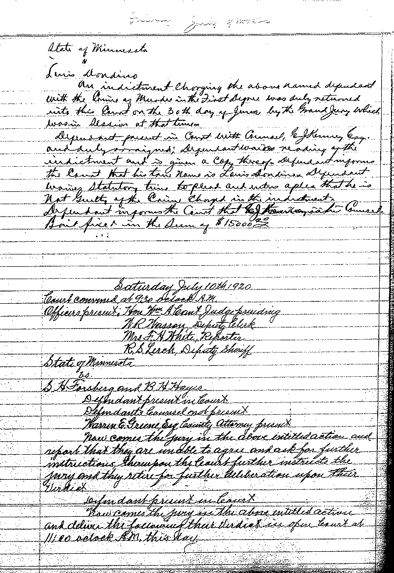 June-September 1920. Selected pages 438-499.--Gov&#039;t Record(s)--Criminal Journal (gif)