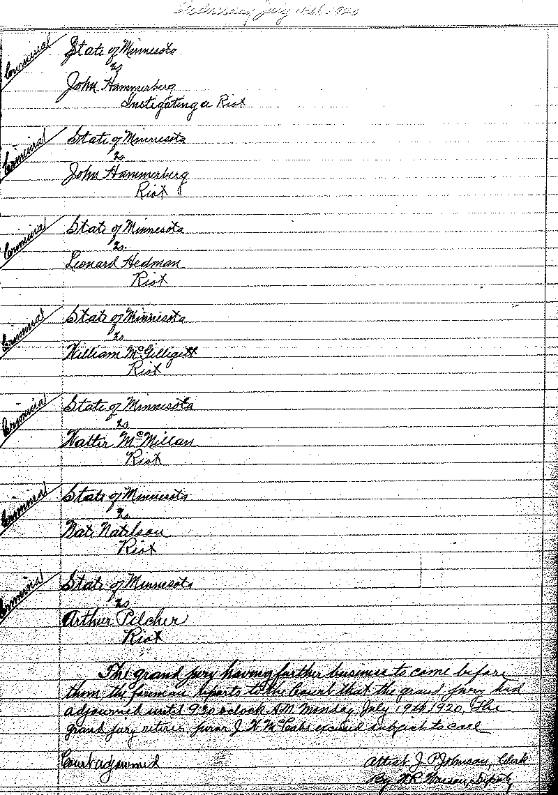 June-September 1920. Selected pages 438-499.--Gov&#039;t Record(s)--Criminal Journal (gif)