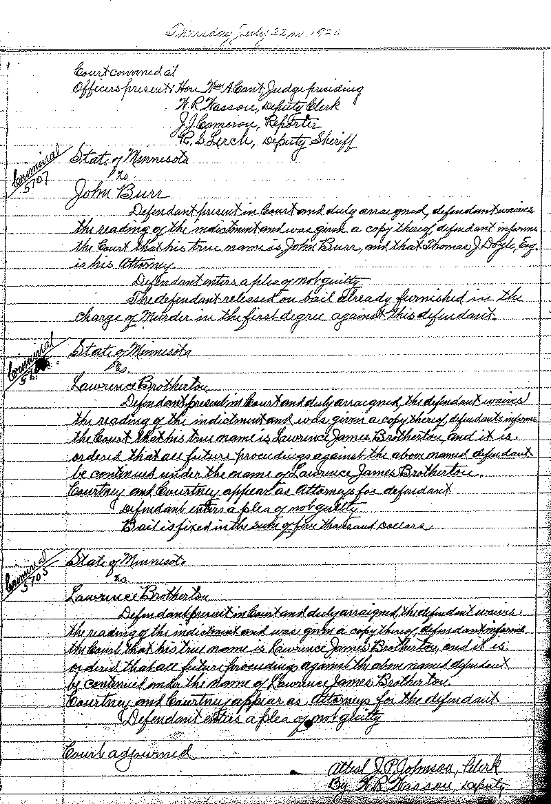 June-September 1920. Selected pages 438-499.--Gov&#039;t Record(s)--Criminal Journal (gif)