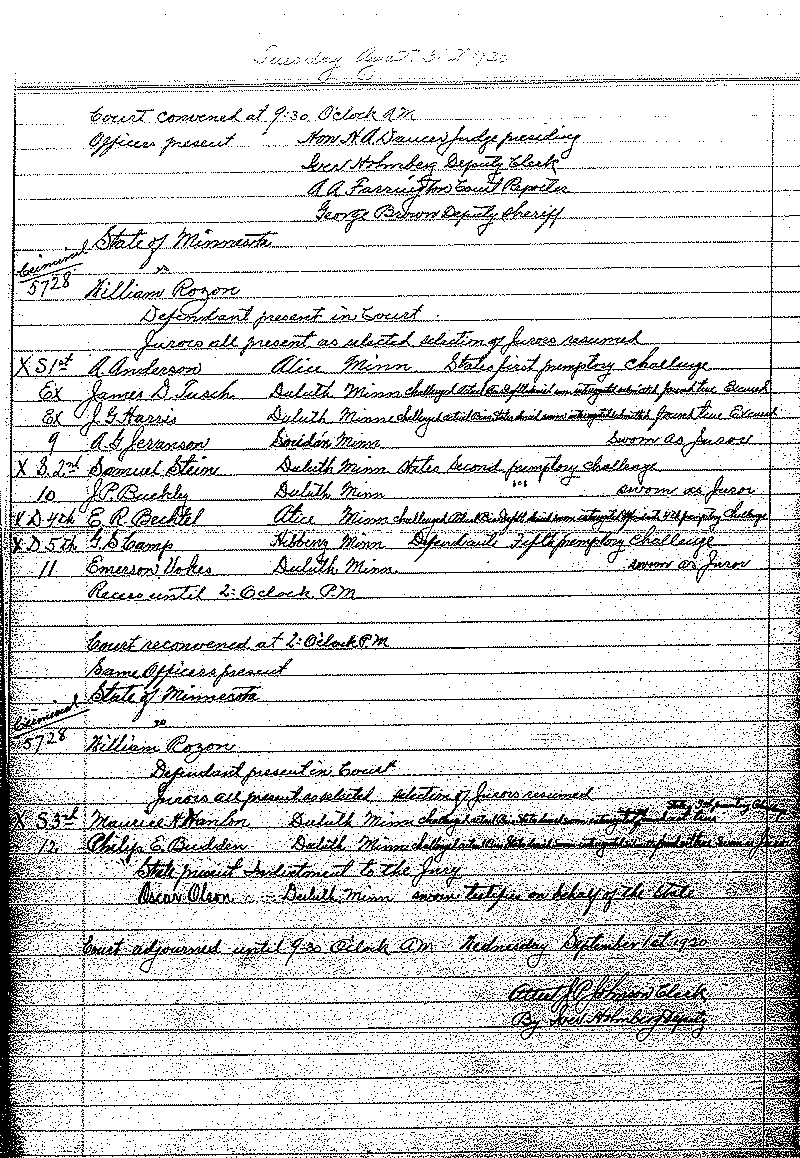 June-September 1920. Selected pages 438-499.--Gov&#039;t Record(s)--Criminal Journal (gif)