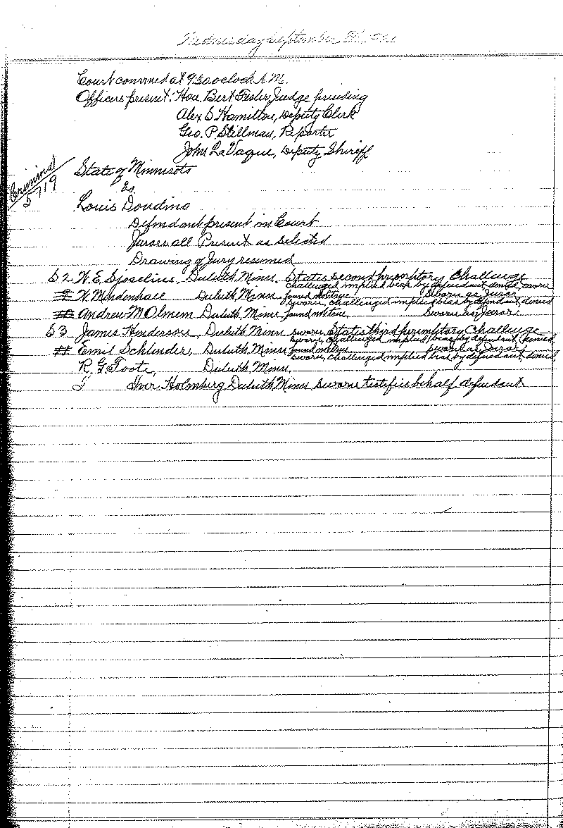 August 1920-February 1921. Selected pages 1-152.--Gov&#039;t Record(s)--Criminal Journal (gif)