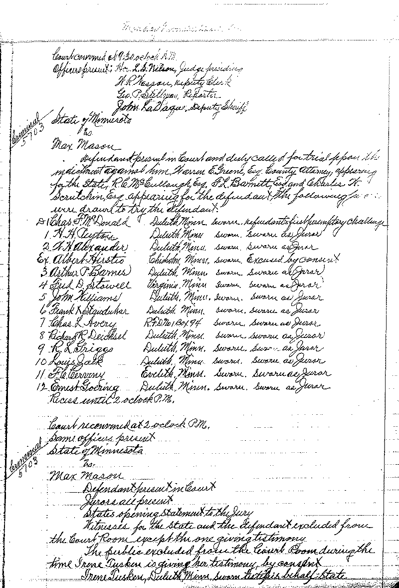 August 1920-February 1921. Selected pages 1-152.--Gov&#039;t Record(s)--Criminal Journal (gif)