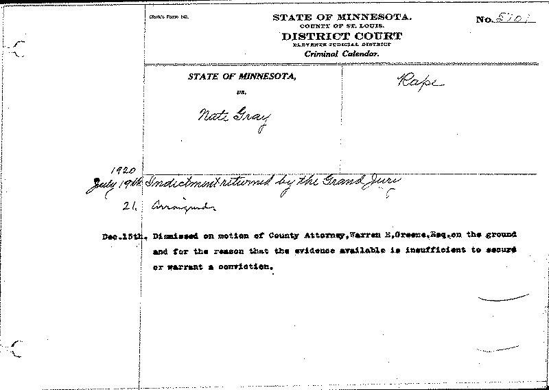 Nate Gray. Case No. 5701.