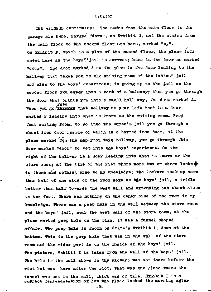 Carl John Alfred Hammerberg. No. 5148. Trial Transcript. June 1921.--Gov&#039;t Record(s)--Trial Transcript (gif)