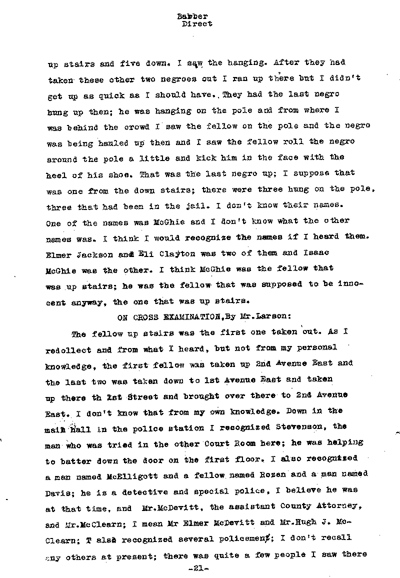 Carl John Alfred Hammerberg. No. 5148. Trial Transcript. June 1921.--Gov&#039;t Record(s)--Trial Transcript (gif)