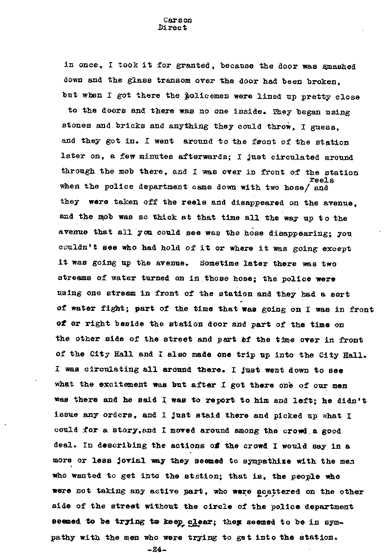 Carl John Alfred Hammerberg. No. 5148. Trial Transcript. June 1921.--Gov&#039;t Record(s)--Trial Transcript (gif)
