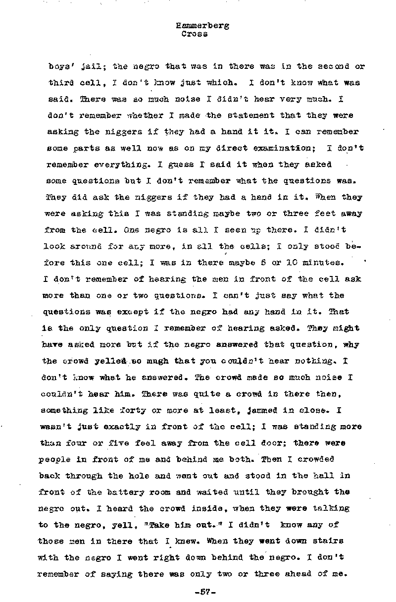 Carl John Alfred Hammerberg. No. 5148. Trial Transcript. June 1921.--Gov&#039;t Record(s)--Trial Transcript (gif)