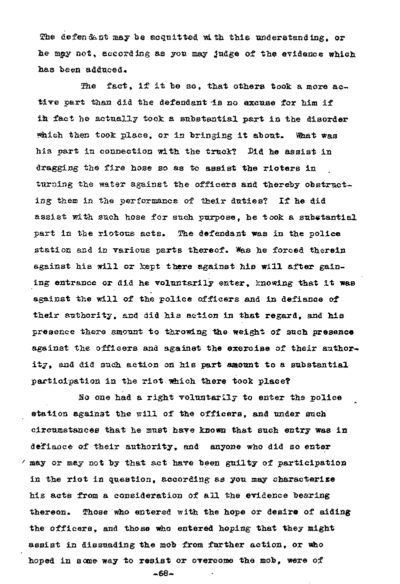 Carl John Alfred Hammerberg. No. 5148. Trial Transcript. June 1921.--Gov&#039;t Record(s)--Trial Transcript (gif)