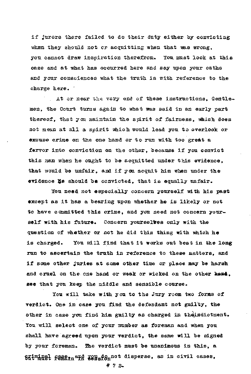 Carl John Alfred Hammerberg. No. 5148. Trial Transcript. June 1921.--Gov&#039;t Record(s)--Trial Transcript (gif)
