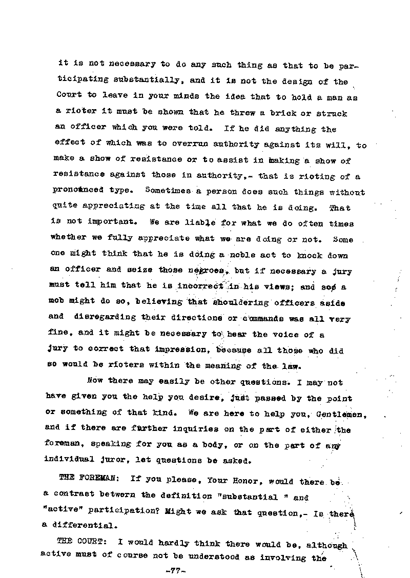 Carl John Alfred Hammerberg. No. 5148. Trial Transcript. June 1921.--Gov&#039;t Record(s)--Trial Transcript (gif)