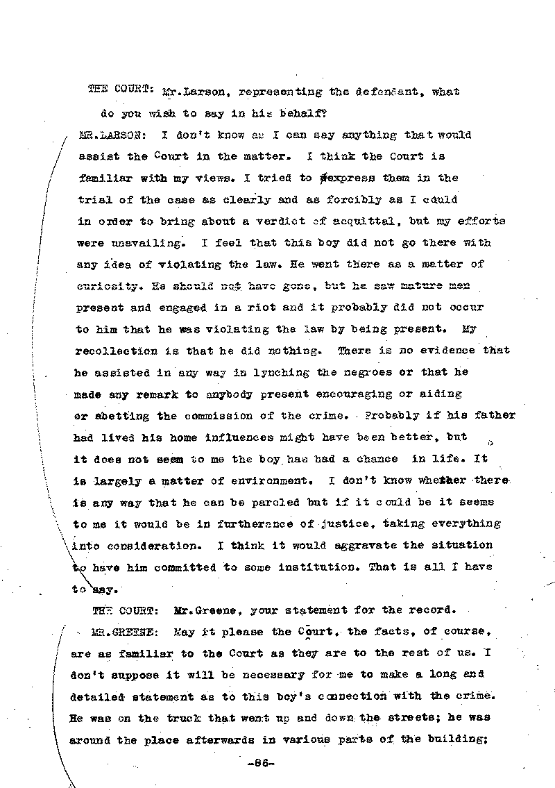 Carl John Alfred Hammerberg. No. 5148. Trial Transcript. June 1921.--Gov&#039;t Record(s)--Trial Transcript (gif)
