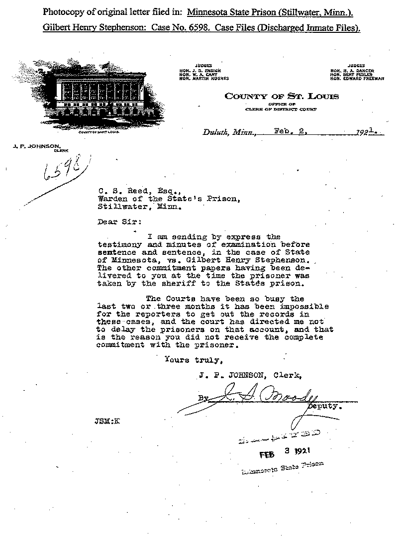 Gilbert Henry Stephenson. No. 6598.--Gov&#039;t Record(s)--Trial Transcript (gif)