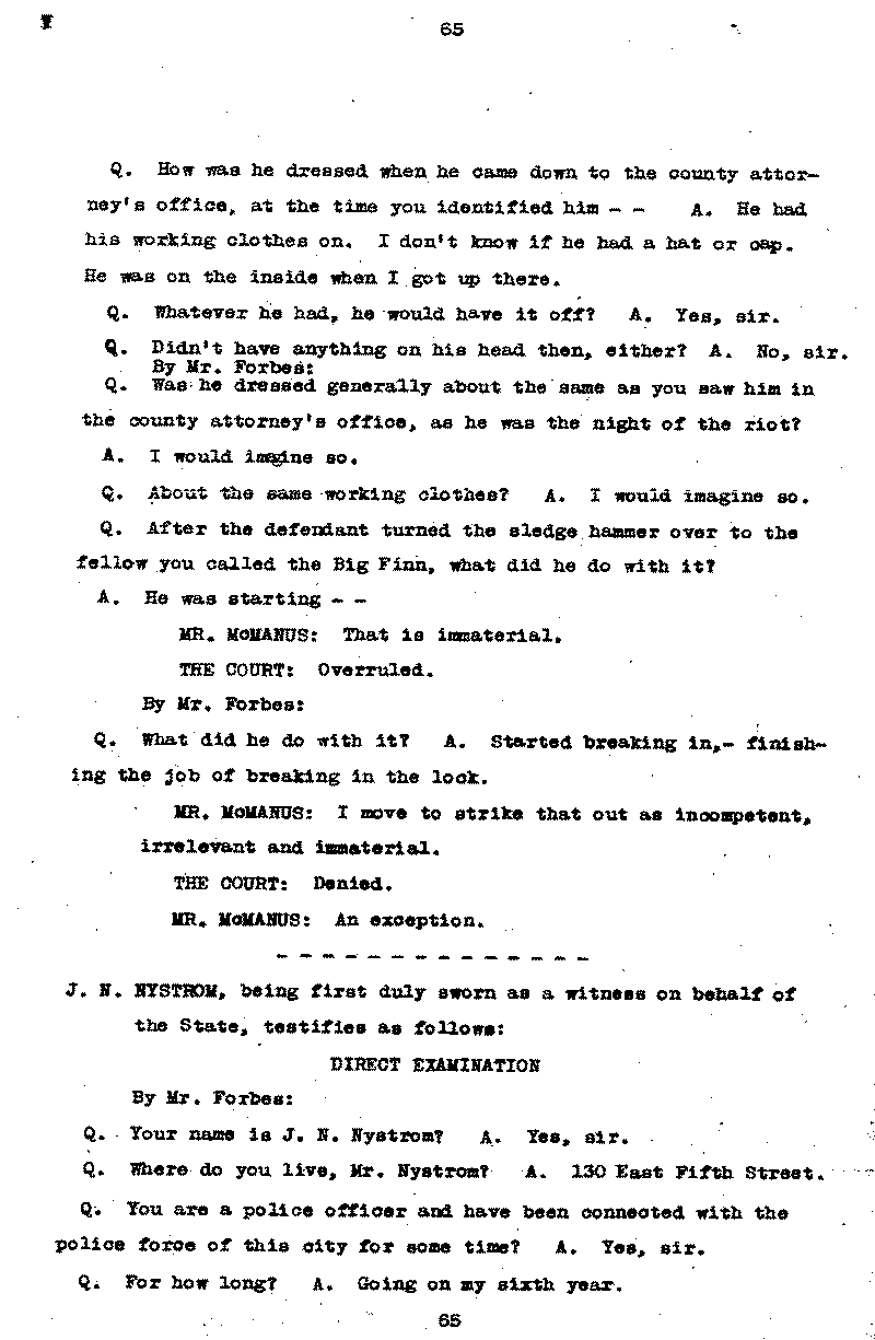 Gilbert Henry Stephenson. No. 6598.--Gov&#039;t Record(s)--Trial Transcript (gif)