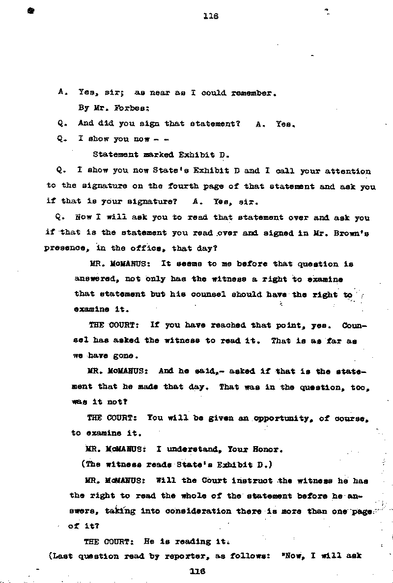 Gilbert Henry Stephenson. No. 6598.--Gov&#039;t Record(s)--Trial Transcript (gif)