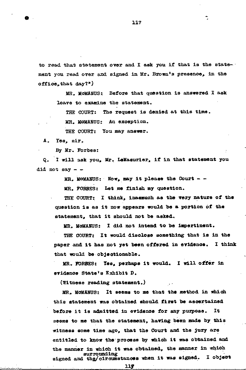 Gilbert Henry Stephenson. No. 6598.--Gov&#039;t Record(s)--Trial Transcript (gif)