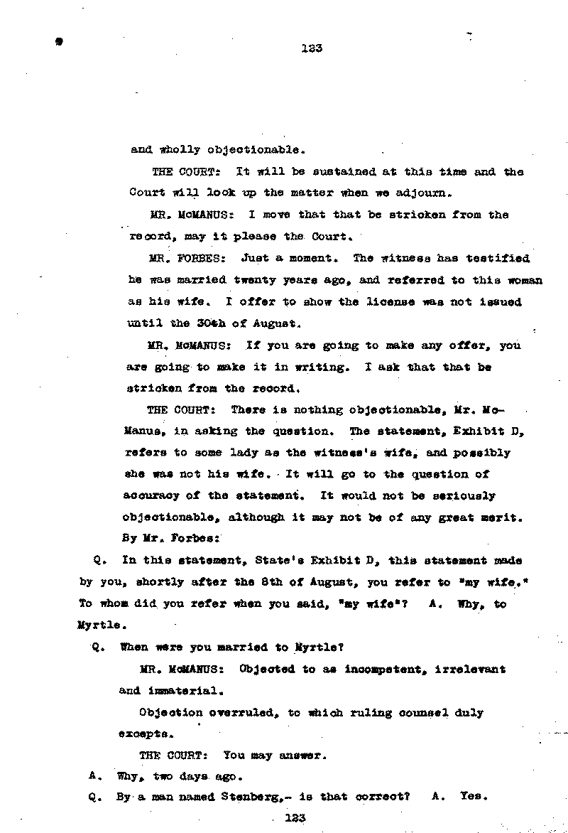 Gilbert Henry Stephenson. No. 6598.--Gov&#039;t Record(s)--Trial Transcript (gif)