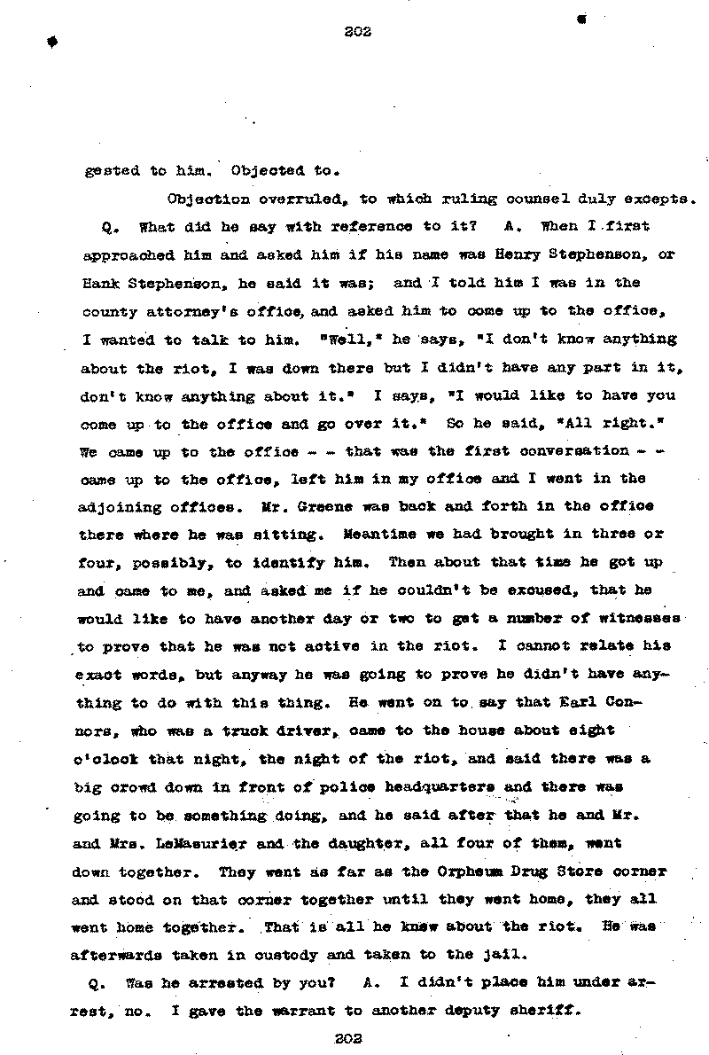 Gilbert Henry Stephenson. No. 6598.--Gov&#039;t Record(s)--Trial Transcript (gif)