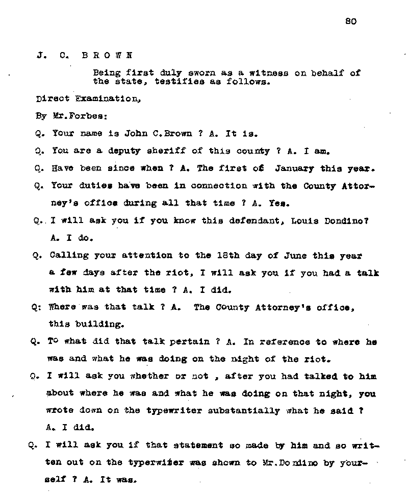 Louis Dondino. No. 6614.--Gov&#039;t Record(s)--Trial Transcript (gif)