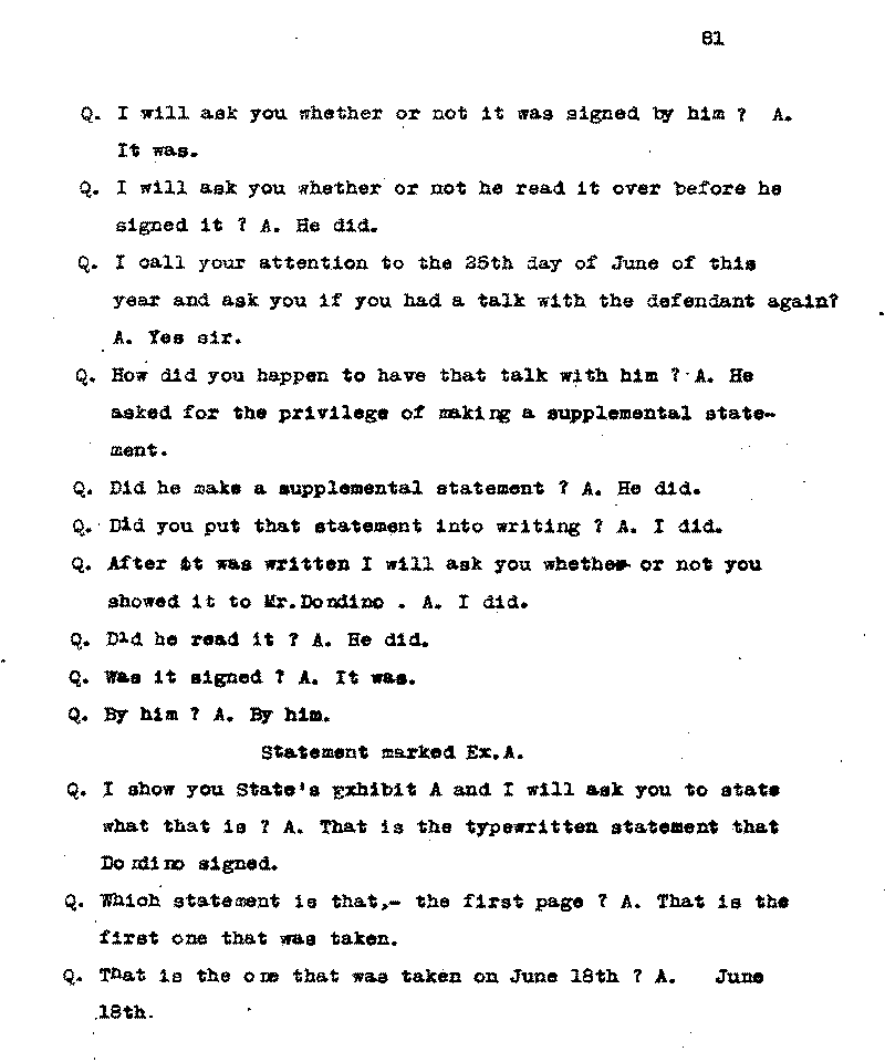 Louis Dondino. No. 6614.--Gov&#039;t Record(s)--Trial Transcript (gif)