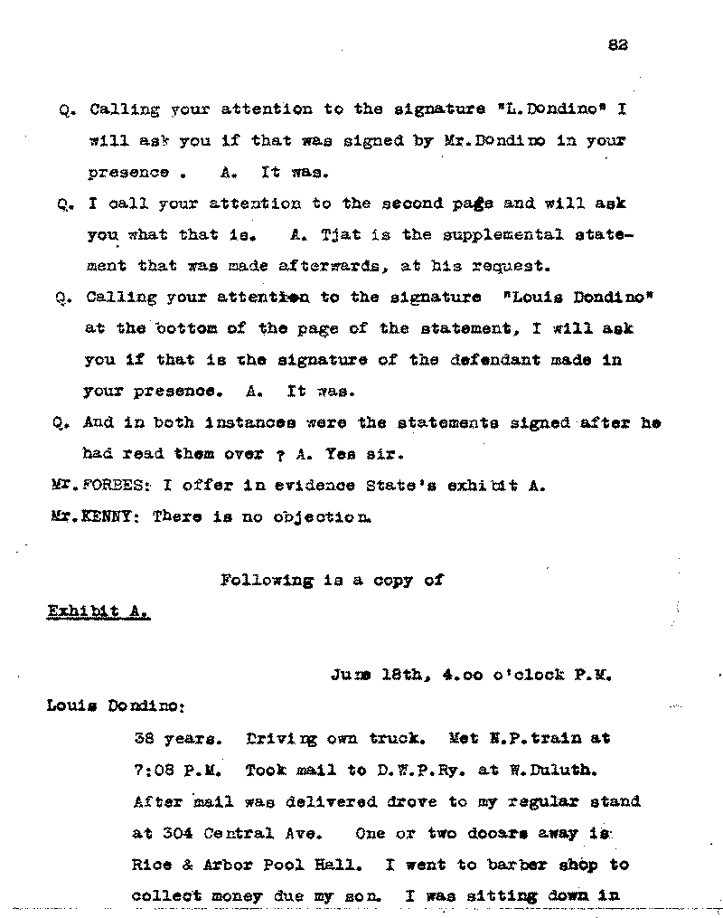 Louis Dondino. No. 6614.--Gov&#039;t Record(s)--Trial Transcript (gif)