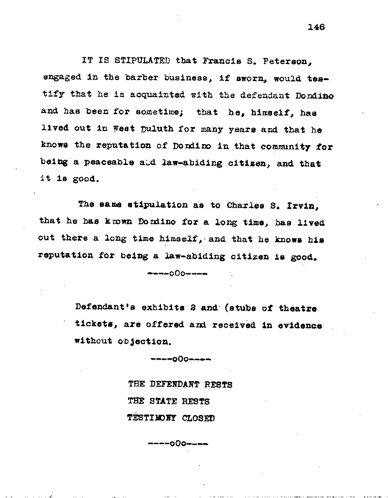 Louis Dondino. No. 6614.--Gov&#039;t Record(s)--Trial Transcript (gif)