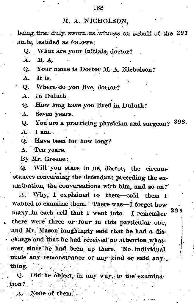 State of Minnesota vs. Max Mason. Case No. 22590. 1921-1922. Supreme Court Record.--Gov&#039;t Record(s)--Supreme Court Record (gif)