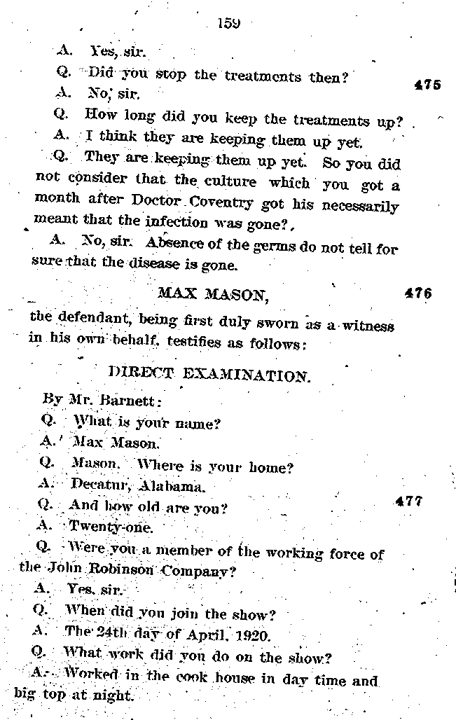 State of Minnesota vs. Max Mason. Case No. 22590. 1921-1922. Supreme Court Record.--Gov&#039;t Record(s)--Supreme Court Record (gif)