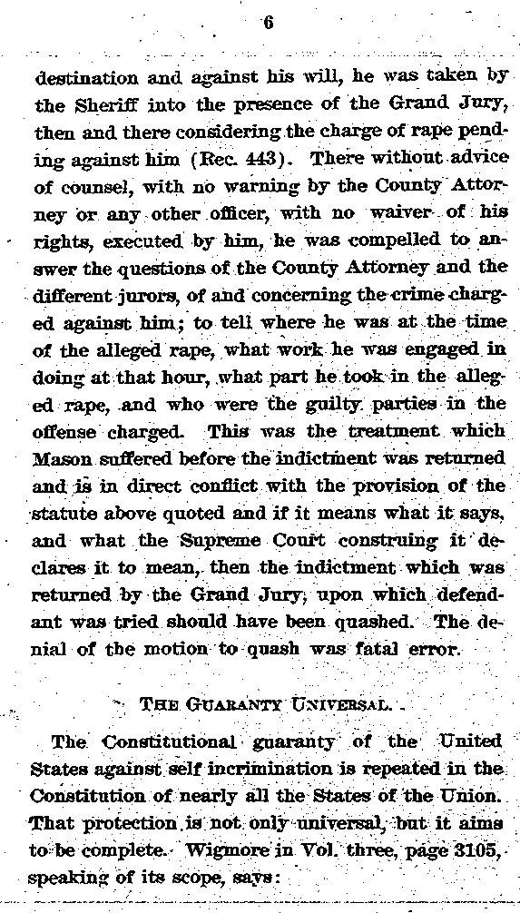 State of Minnesota vs. Max Mason. Case No. 22590. 1921-1922. Appellant's Brief.--Gov't Record(s)--Appellant's Brief (gif)