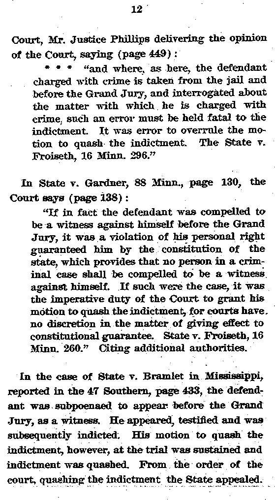 State of Minnesota vs. Max Mason. Case No. 22590. 1921-1922. Appellant's Brief.--Gov't Record(s)--Appellant's Brief (gif)