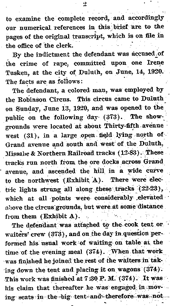 State of Minnesota vs. Max Mason. Case No. 22590. 1921-1922. Brief and Argument for the State.--Gov&#039;t Record(s)--Brief and Argument for the State (gif)
