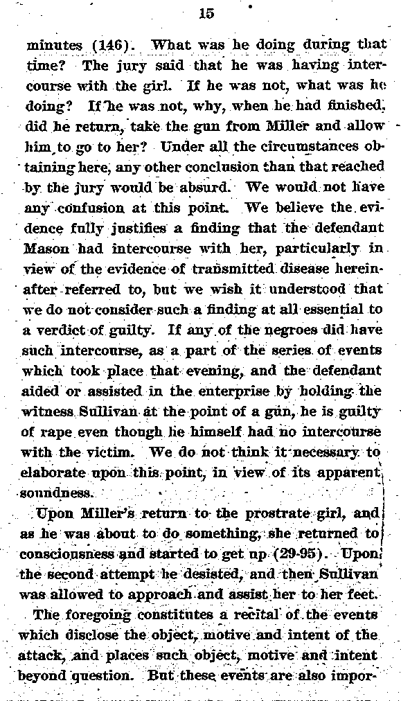 State of Minnesota vs. Max Mason. Case No. 22590. 1921-1922. Brief and Argument for the State.--Gov&#039;t Record(s)--Brief and Argument for the State (gif)