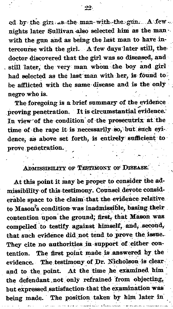 State of Minnesota vs. Max Mason. Case No. 22590. 1921-1922. Brief and Argument for the State.--Gov&#039;t Record(s)--Brief and Argument for the State (gif)