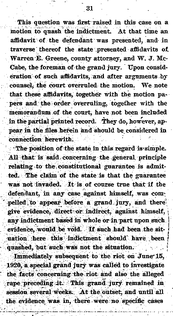 State of Minnesota vs. Max Mason. Case No. 22590. 1921-1922. Brief and Argument for the State.--Gov&#039;t Record(s)--Brief and Argument for the State (gif)