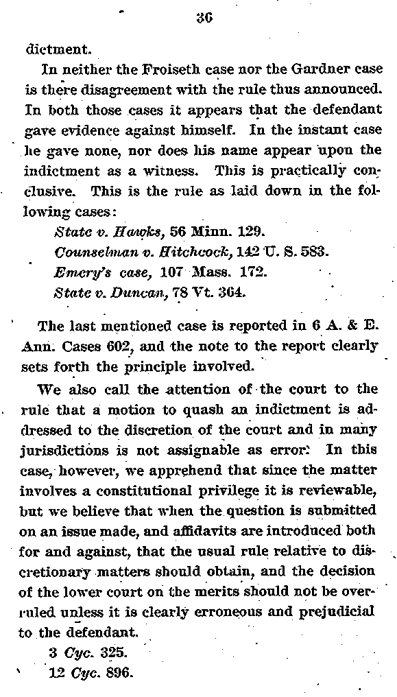 State of Minnesota vs. Max Mason. Case No. 22590. 1921-1922. Brief and Argument for the State.--Gov&#039;t Record(s)--Brief and Argument for the State (gif)