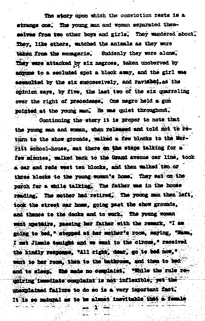 State of Minnesota vs. Max Mason. Case No. 22590. 1921-1922. Opinion and Syllabus.--Gov&#039;t Record(s)--Opinion and Syllabus (gif)