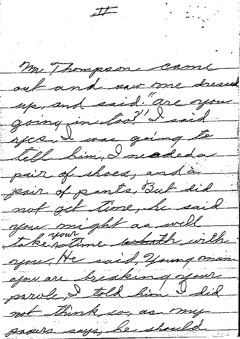  Carl John Alfred Hammerberg. Case No. 5148. Letter from Carl John Alfred Hammerberg to Charles E. Vasaly, September 10, 1922.--Correspondence (gif)