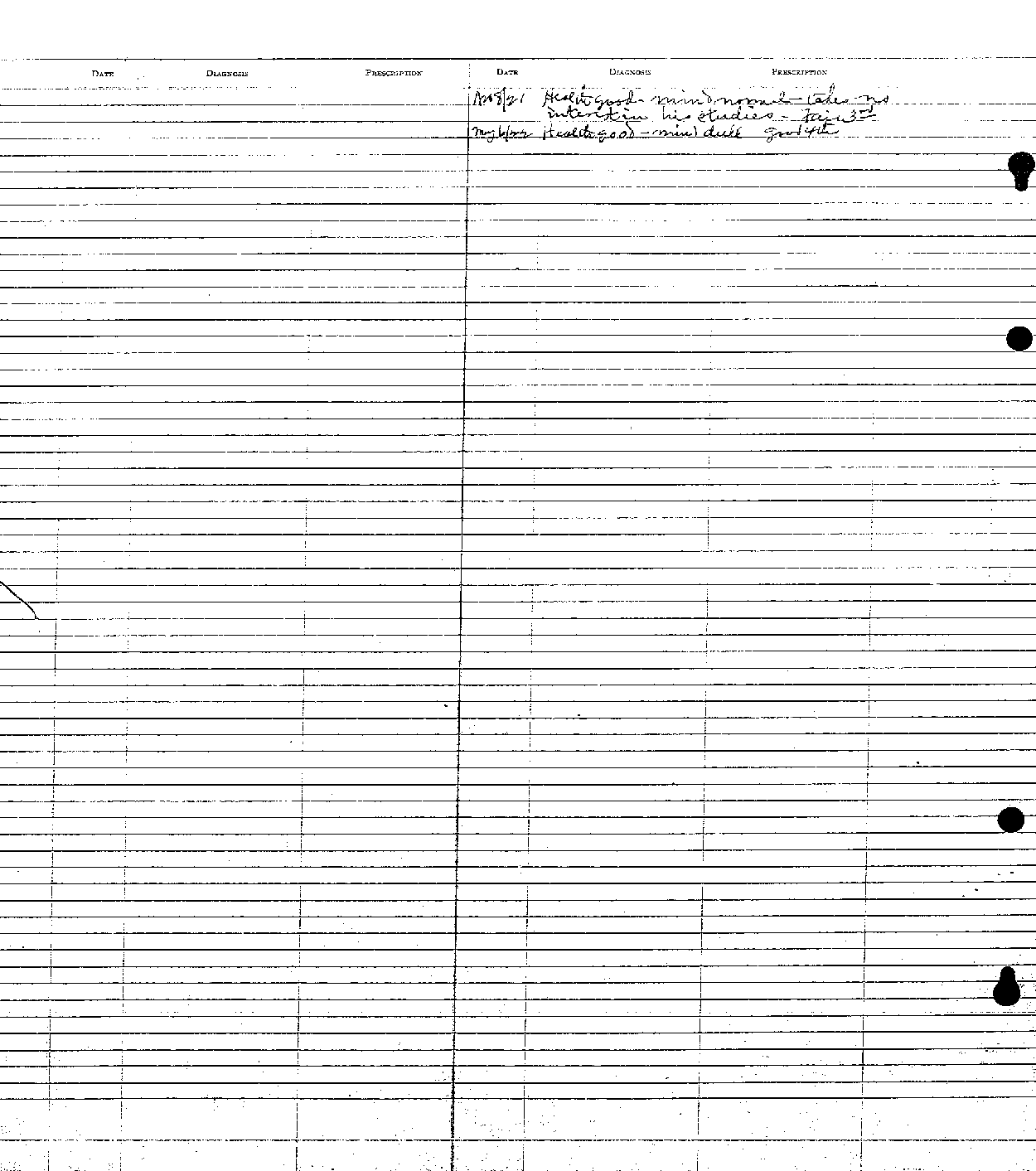 Carl John Alfred Hammerberg. Case No. 5148, 1921-1922.--Gov't Record(s)--Inmate Medical Records (gif)
